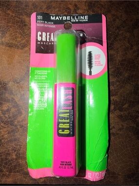Maybelline Great Lash Mascara - Very Black - Pink and Green Packaging